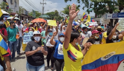 Declaración de Solidaridad con el Pueblo de Colombia en su Histórico Levantamiento por la Paz, el Derecho a una Vida Digna y Contra el Militarismo y la Represión  ASOCIACIÓN AMERICA DE JURISTAS