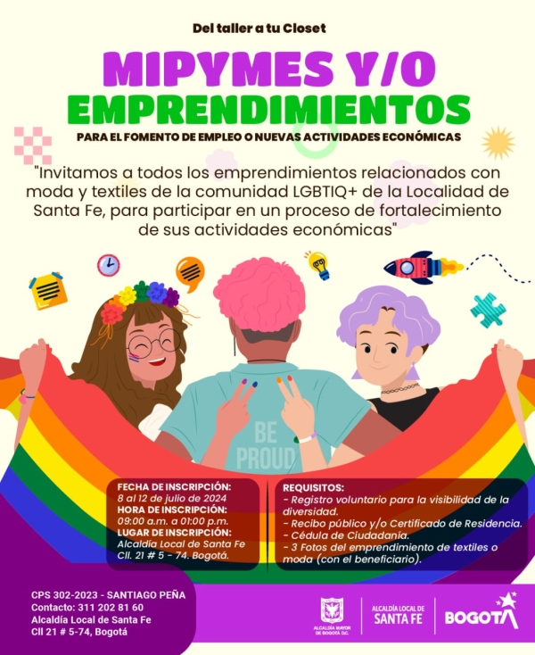 MIPYMES y/o EMPRENDIMIENTOS PARA EL FOMENTO DE EMPLEO O NUEVAS ACTIVIDADES ECONÓMICAS - LOCALIDAD DE SANTA FE