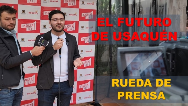 SOBRE EL FUTURO DE USAQUÉN - DANIEL ORTÍZ Alcalde Local en Rueda de prensa con los medios comunitarios y alternativos